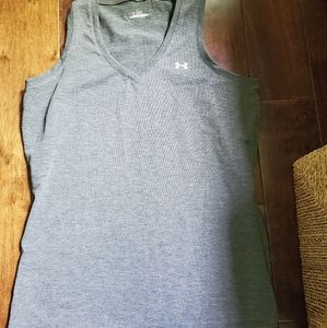Under armor gray women's tank size med new with tags